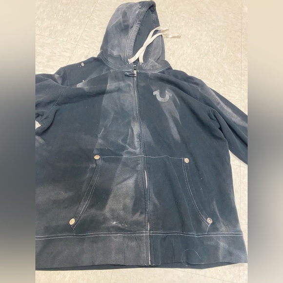 True Religion Other - True Religion Charcoal Zip-Up Hoodie